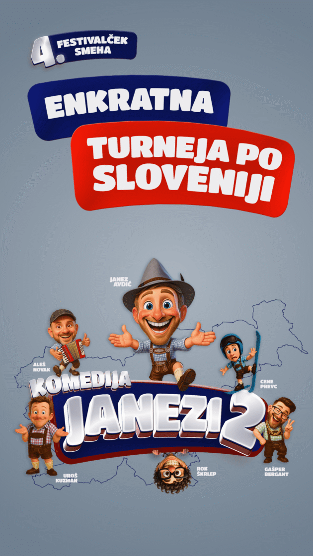 Četrti tradicionalni FestiValček SMEHA na največji SLOVENSKI TURNEJI.